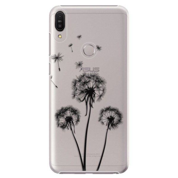 Plastové puzdro iSaprio - Three Dandelions - black - Asus Zenfone Max Pro ZB602KL