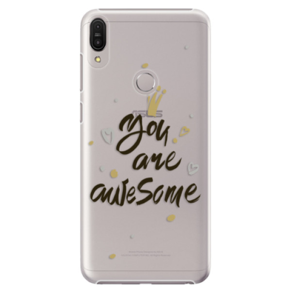 Plastové puzdro iSaprio - You Are Awesome - black - Asus Zenfone Max Pro ZB602KL