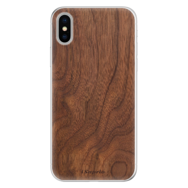 Silikónové puzdro iSaprio - Wood 10 - iPhone X