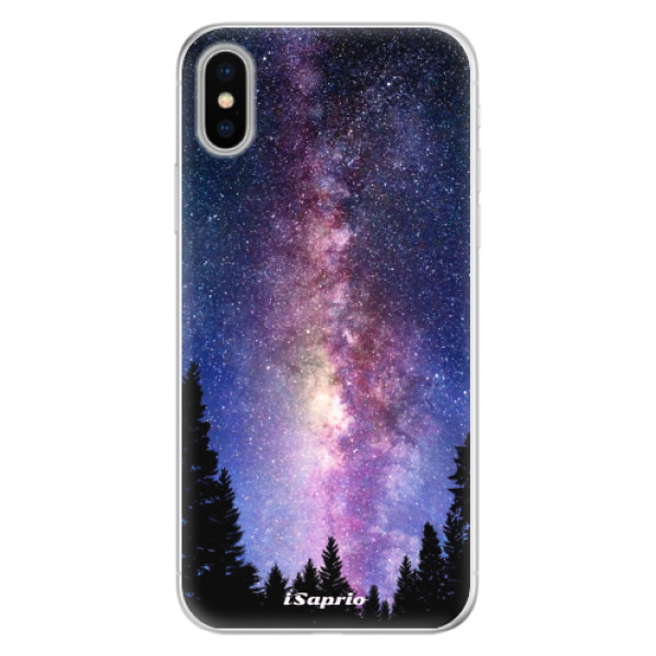 Silikónové puzdro iSaprio - Milky Way 11 - iPhone X