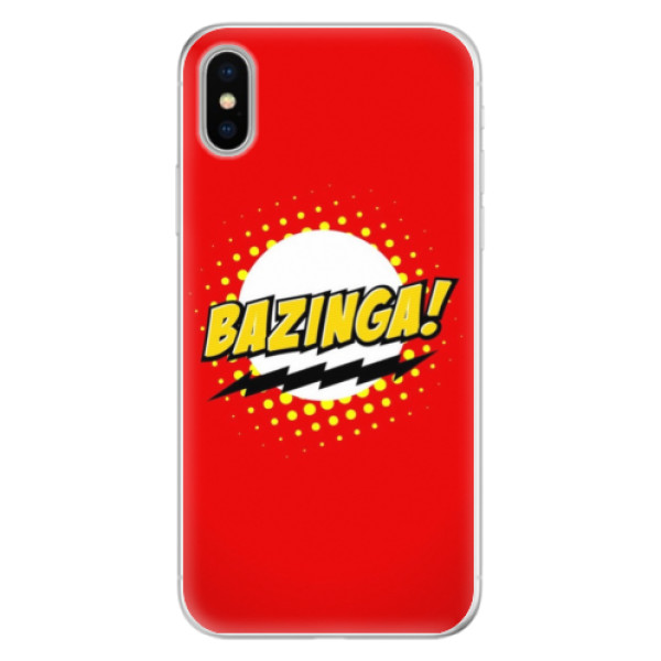 Silikónové puzdro iSaprio - Bazinga 01 - iPhone X
