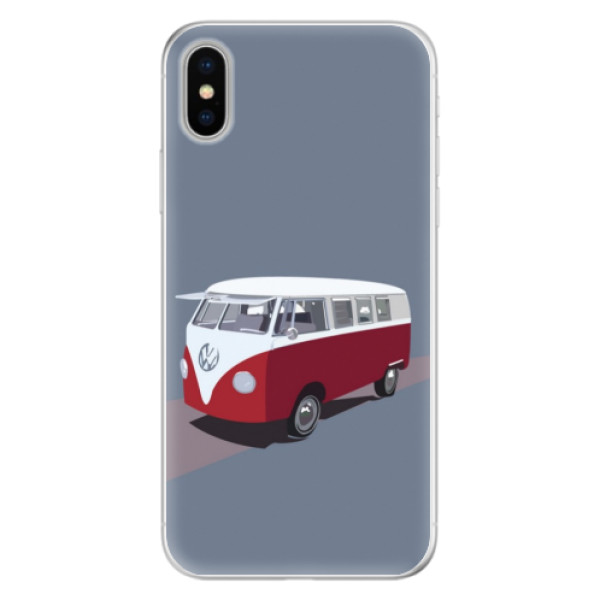 Silikónové puzdro iSaprio - VW Bus - iPhone X