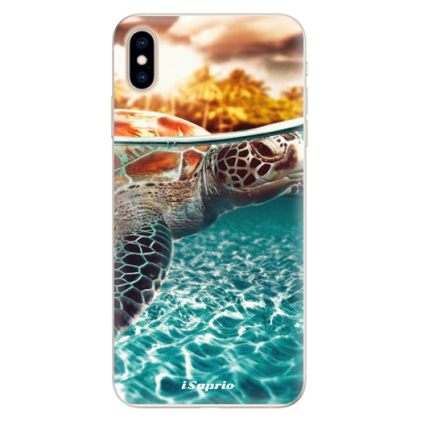 Silikónové puzdro iSaprio - Turtle 01 - iPhone XS Max