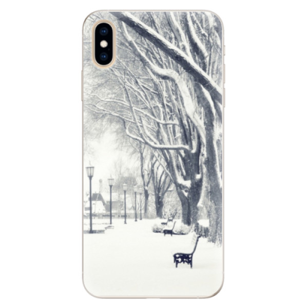 Silikónové puzdro iSaprio - Snow Park - iPhone XS Max