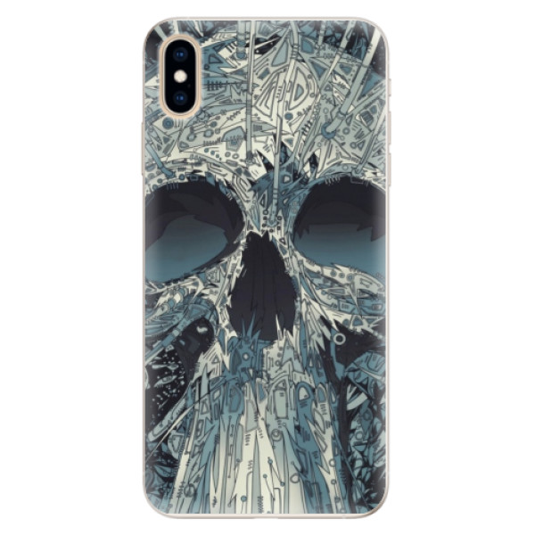 Silikónové puzdro iSaprio - Abstract Skull - iPhone XS Max