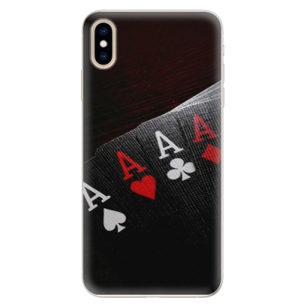 Silikónové puzdro iSaprio - Poker - iPhone XS Max