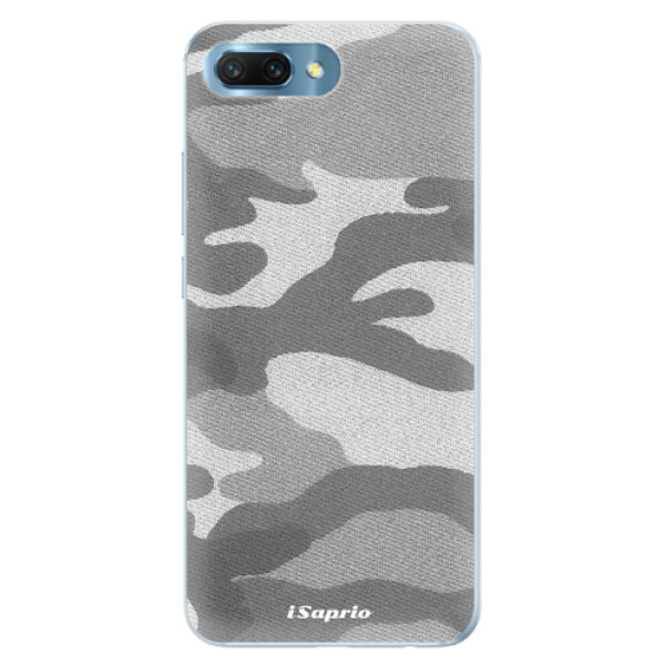 Silikónové puzdro iSaprio - Gray Camuflage 02 - Huawei Honor 10