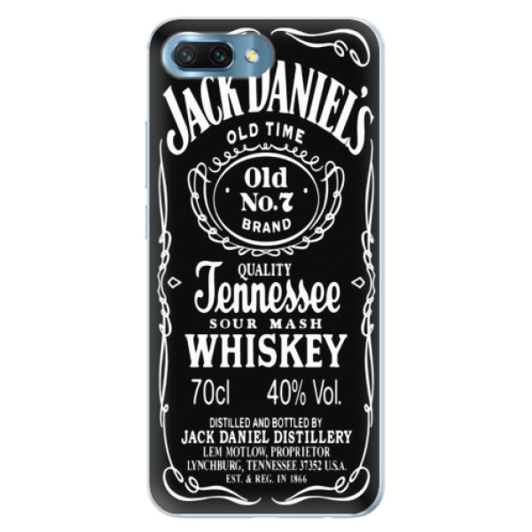 Silikónové puzdro iSaprio - Jack Daniels - Huawei Honor 10
