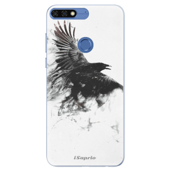 Silikónové puzdro iSaprio - Dark Bird 01 - Huawei Honor 7C