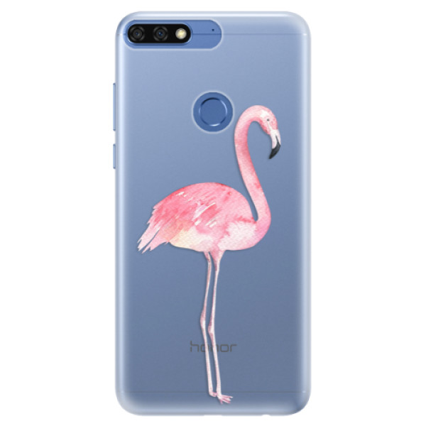 Silikónové puzdro iSaprio - Flamingo 01 - Huawei Honor 7C