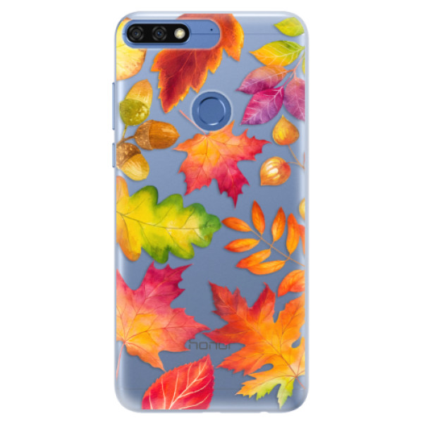 Silikónové puzdro iSaprio - Autumn Leaves 01 - Huawei Honor 7C