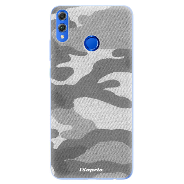 Silikónové puzdro iSaprio - Gray Camuflage 02 - Huawei Honor 8X