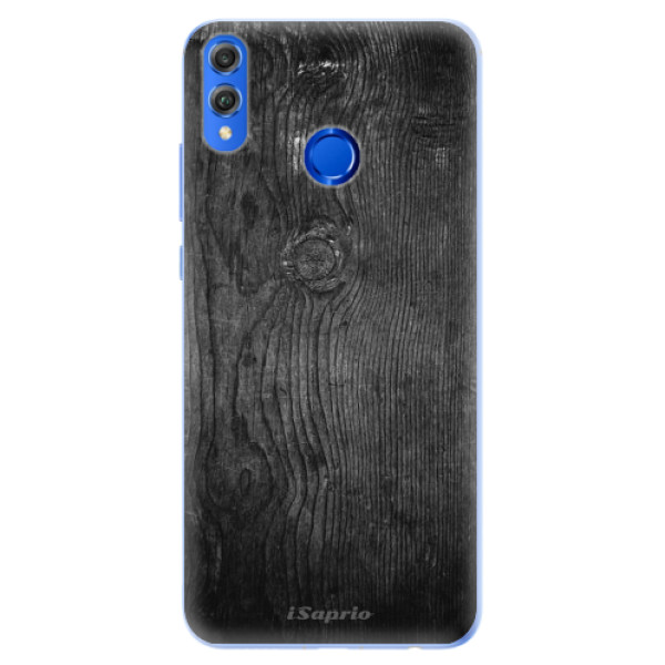 Silikónové puzdro iSaprio - Black Wood 13 - Huawei Honor 8X