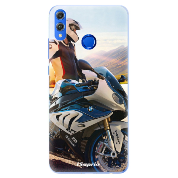 Silikónové puzdro iSaprio - Motorcycle 10 - Huawei Honor 8X