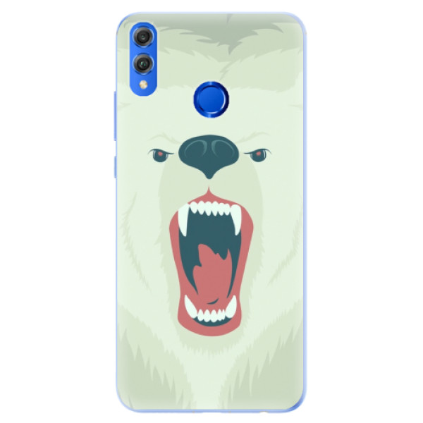 Silikónové puzdro iSaprio - Angry Bear - Huawei Honor 8X