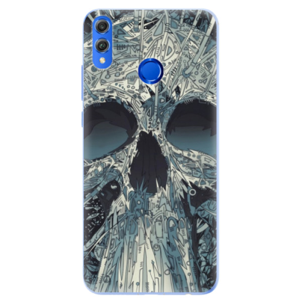 Silikónové puzdro iSaprio - Abstract Skull - Huawei Honor 8X
