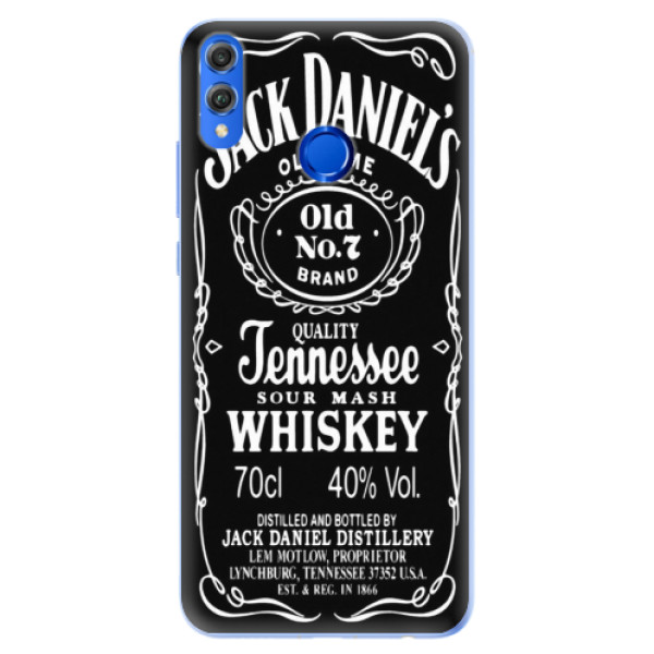 Silikónové puzdro iSaprio - Jack Daniels - Huawei Honor 8X