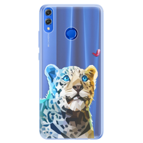 Silikónové puzdro iSaprio - Leopard With Butterfly - Huawei Honor 8X