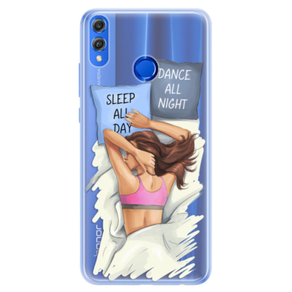 Silikónové puzdro iSaprio - Dance and Sleep - Huawei Honor 8X