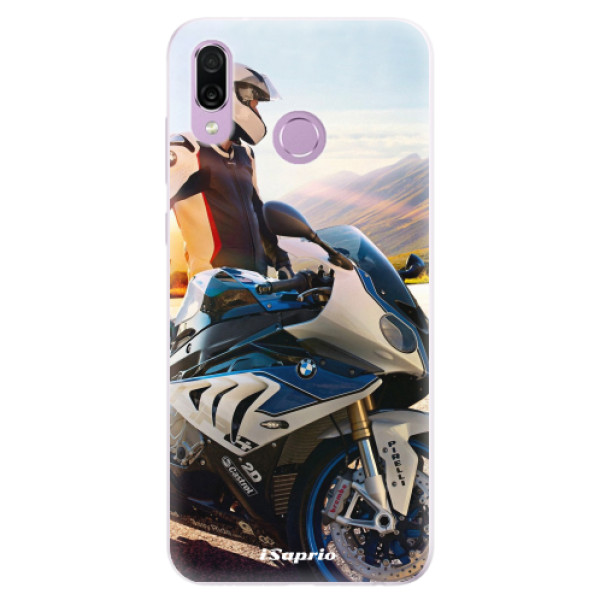 Silikónové puzdro iSaprio - Motorcycle 10 - Huawei Honor Play