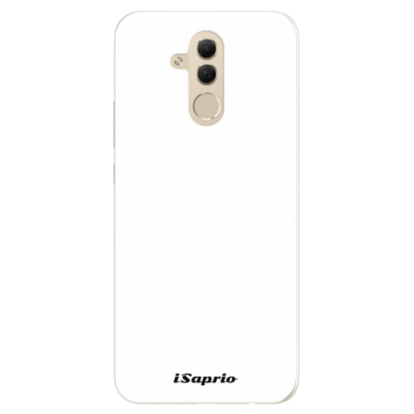 Silikónové puzdro iSaprio - 4Pure - bílý - Huawei Mate 20 Lite