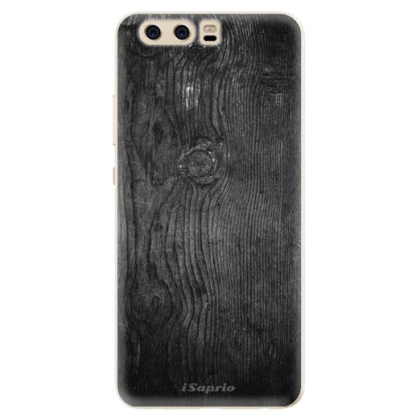 Silikónové puzdro iSaprio - Black Wood 13 - Huawei P10
