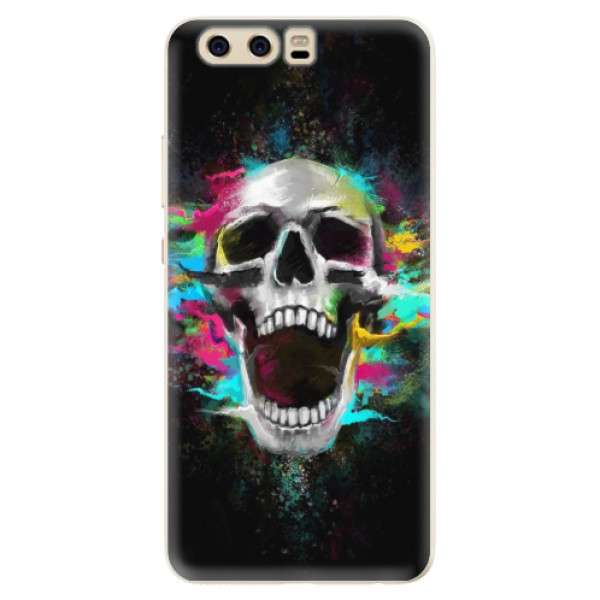 Silikónové puzdro iSaprio - Skull in Colors - Huawei P10