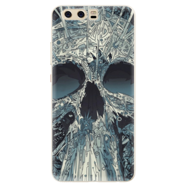 Silikónové puzdro iSaprio - Abstract Skull - Huawei P10