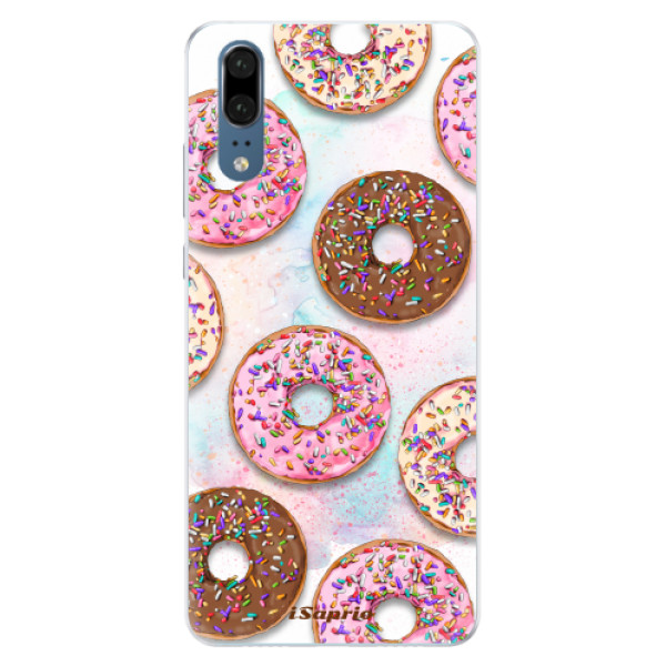 Silikónové puzdro iSaprio - Donuts 11 - Huawei P20