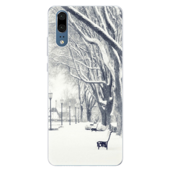 Silikónové puzdro iSaprio - Snow Park - Huawei P20