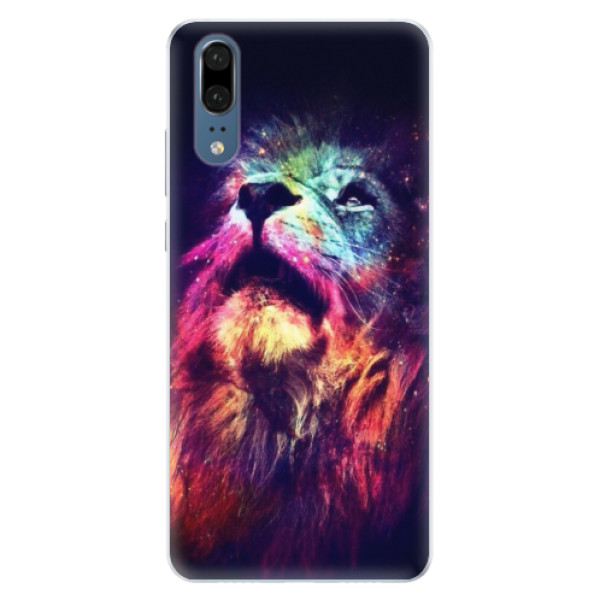 Silikónové puzdro iSaprio - Lion in Colors - Huawei P20