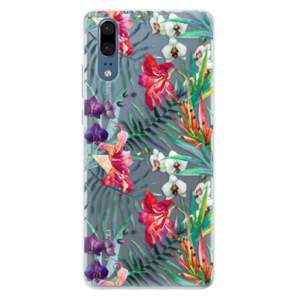Silikónové puzdro iSaprio - Flower Pattern 03 - Huawei P20