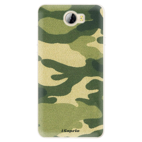Silikónové puzdro iSaprio - Green Camuflage 01 - Huawei Y5 II / Y6 II Compact