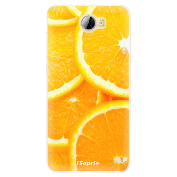 Silikónové puzdro iSaprio - Orange 10 - Huawei Y5 II / Y6 II Compact