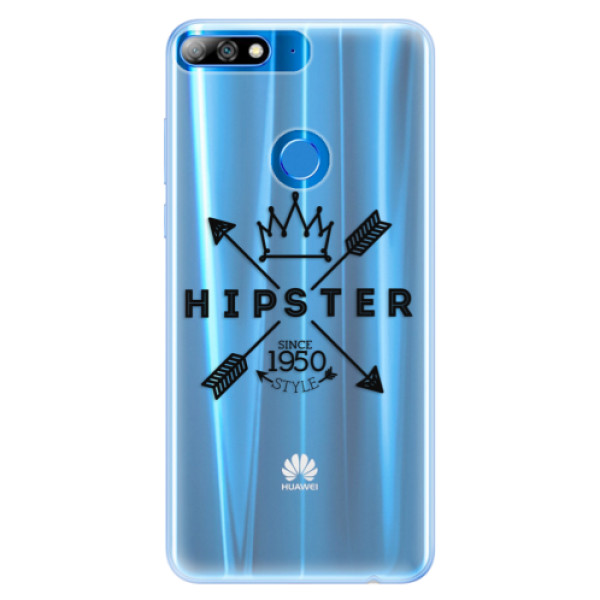 Silikónové puzdro iSaprio - Hipster Style 02 - Huawei Y7 Prime 2018