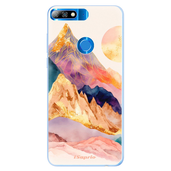 Silikónové puzdro iSaprio - Abstract Mountains - Huawei Y7 Prime 2018