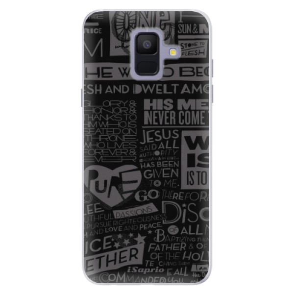 Silikónové puzdro iSaprio - Text 01 - Samsung Galaxy A6