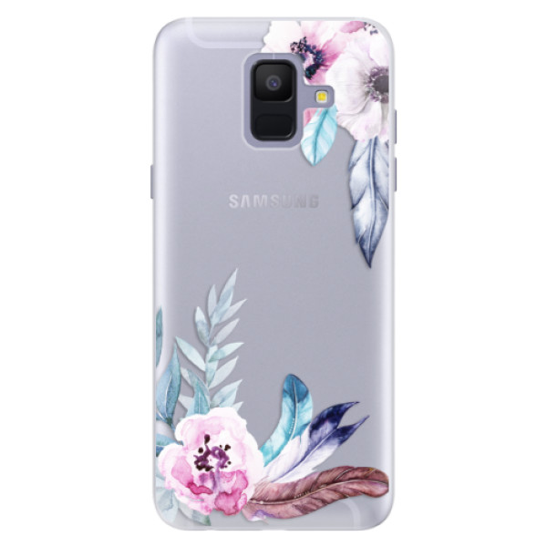Silikónové puzdro iSaprio - Flower Pattern 04 - Samsung Galaxy A6