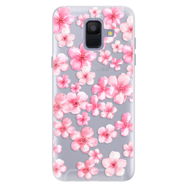 Silikónové puzdro iSaprio - Flower Pattern 05 - Samsung Galaxy A6