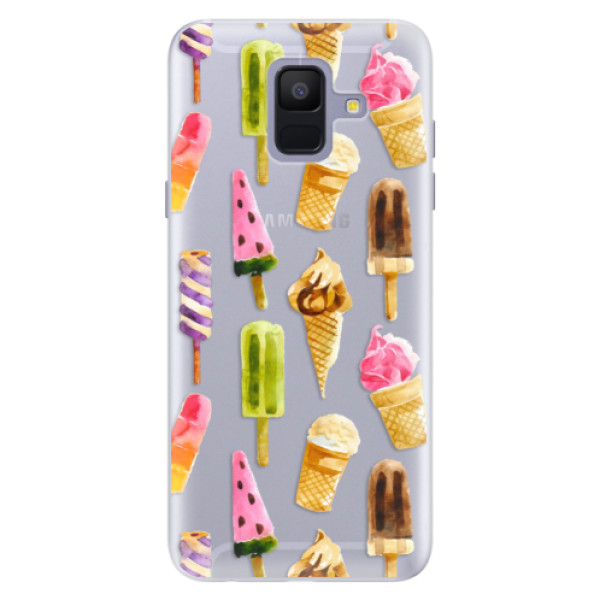 Silikónové puzdro iSaprio - Ice Cream - Samsung Galaxy A6