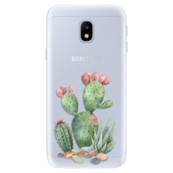 Silikónové puzdro iSaprio - Cacti 01 - Samsung Galaxy J3 2017