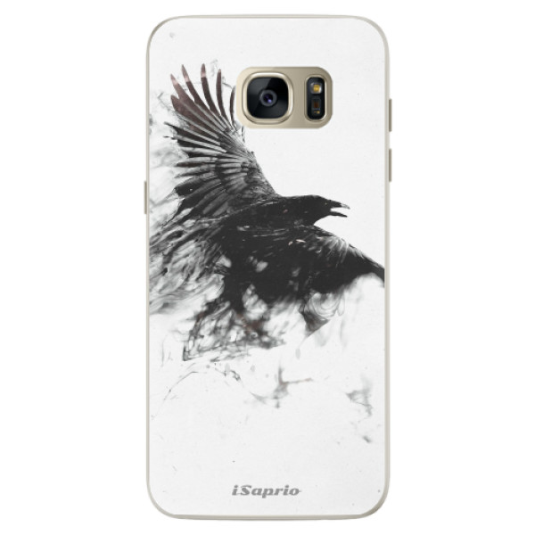Silikónové puzdro iSaprio - Dark Bird 01 - Samsung Galaxy S7
