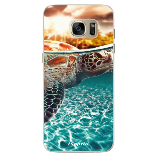 Silikónové puzdro iSaprio - Turtle 01 - Samsung Galaxy S7