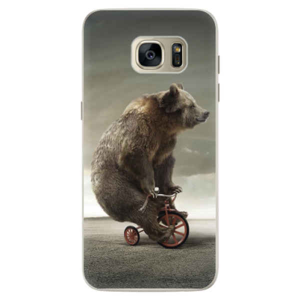 Silikónové puzdro iSaprio - Bear 01 - Samsung Galaxy S7