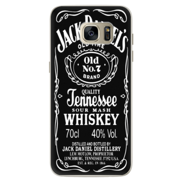 Silikónové puzdro iSaprio - Jack Daniels - Samsung Galaxy S7