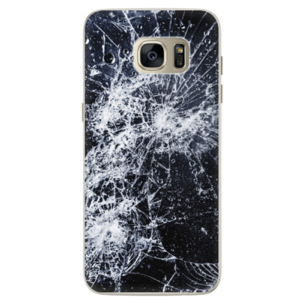 Silikónové puzdro iSaprio - Cracked - Samsung Galaxy S7