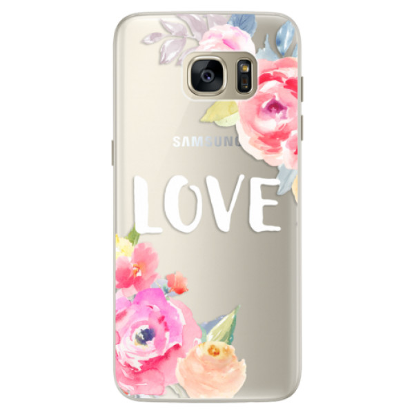 Silikónové puzdro iSaprio - Love - Samsung Galaxy S7