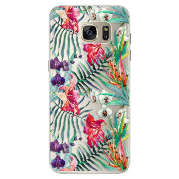 Silikónové puzdro iSaprio - Flower Pattern 03 - Samsung Galaxy S7