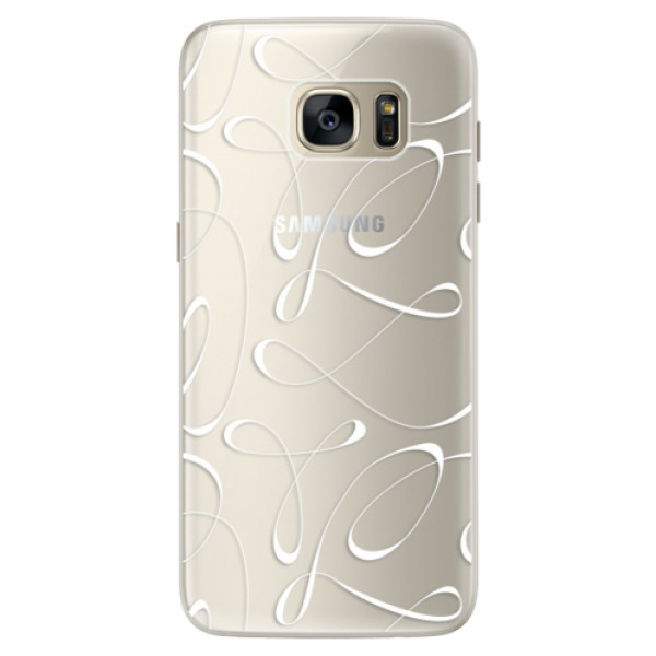 Silikónové puzdro iSaprio - Fancy - white - Samsung Galaxy S7