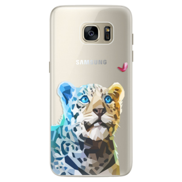 Silikónové puzdro iSaprio - Leopard With Butterfly - Samsung Galaxy S7